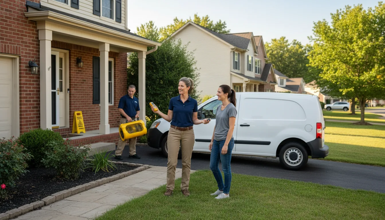 Residential water damage restoration in Nellis Afb, NV